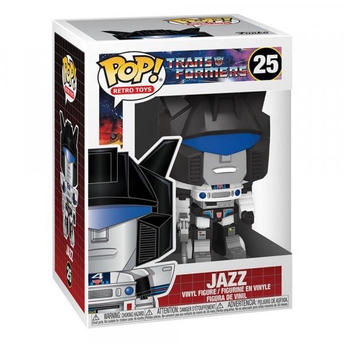 FUNKO POP ! RETRO TOYS TRANSFORMERS - (25) JAZZ FIGURE VINYL 9CM NUOVO ROBOT - Imagen 3 de 3