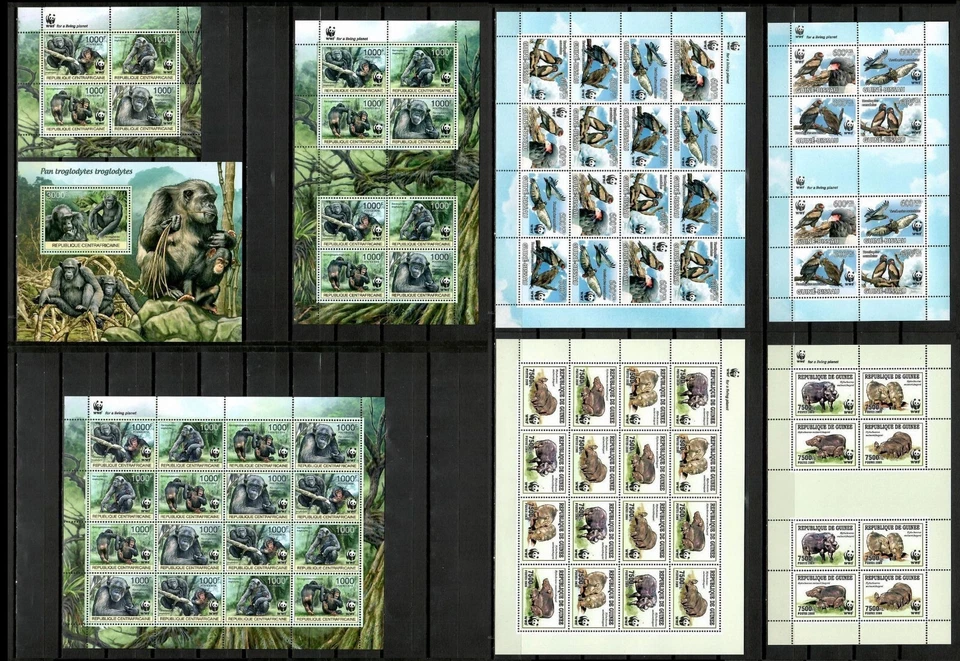 Animales Protegidos Colección WWF 124 juegos y 18 s/hojas MNH Mi.CV 1.633€ #CNA213 Foto 2 de 4