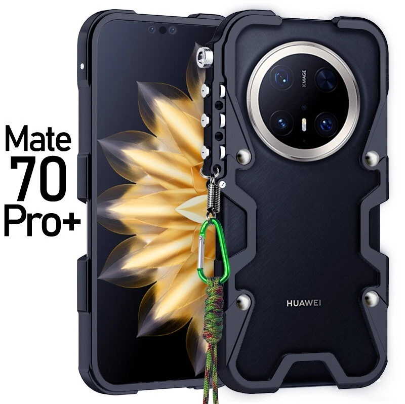 装甲螺丝金属框架防撞防震保护壳 适用于华为 Mate 70 Pro + ,70 Pro - 第 14 张/共 18 张