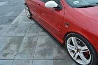 Maxton Design Seitenschweller Ansatz (Paar) Passend FüR Seat Leon Mk1 Cupra Schw