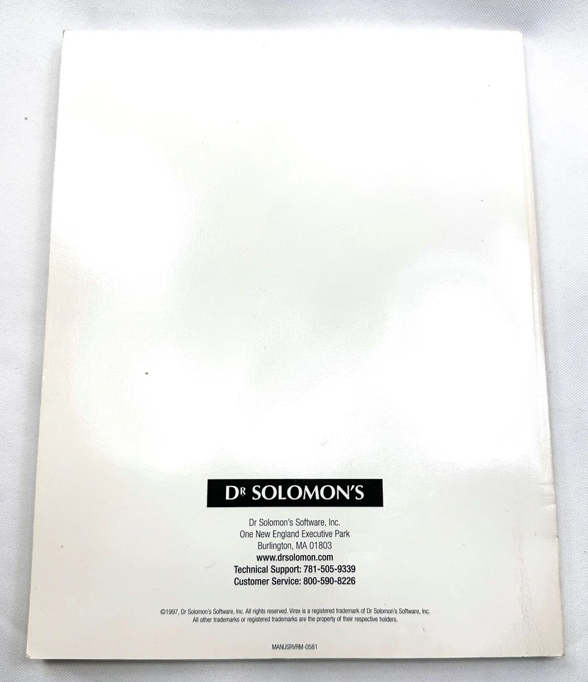 1997 Dr. Solomon's VIREX Anti Virus for Apple Macintosh Version 5.8.1 - Image 4 of 4