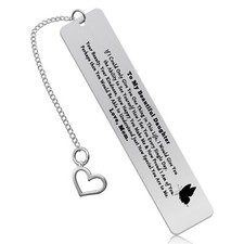 Inspirational Bookmark for Daughter Book Lover Gift Mothers Day Gift Daughter...
