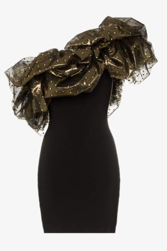 ALEXANDRE VAUTHIER Black and Gold One Shoulder Detail Mini Dress - Size Small | eBay ALEXANDRE VAUTHIER Black and Gold One Shoulder Detail Mini Dress - Size Small | eBay