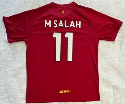 2024-25 プレミアリーグ リバプール M. SALAH 11番 Mサイズ LIVERPOOL MO SALAH 11 2024-25 HOME JERSEY~RED w/STRIPES