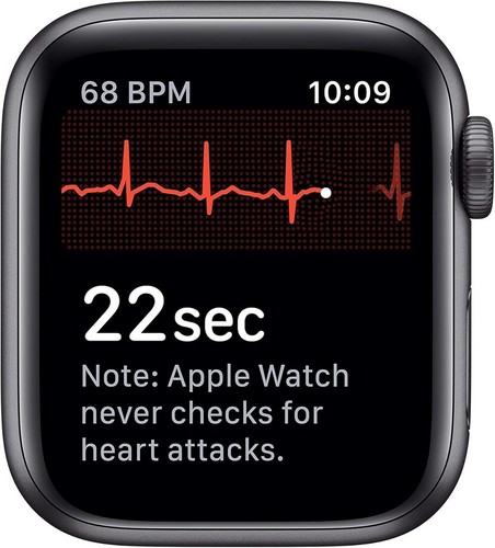 Apple Watch Series 5 40mm GPS Only | Gray Case, Black Band | B- Grade | A2094 - Photo 5 sur 5