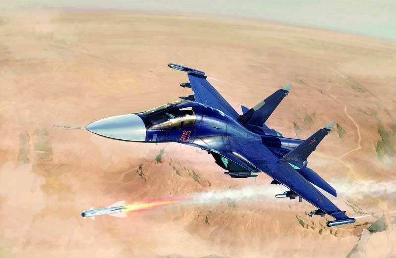 Trumpeter 01652 - 1:72 Russian Su-34 Fullback Fighter-Bomber - New