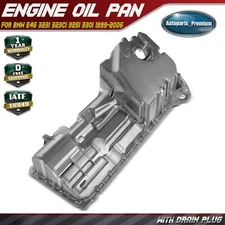 Engine Oil Pan For BMW E46 323i 323Ci 325i 325Ci 330i 330Ci 1999-2006 2.5L 3.0L