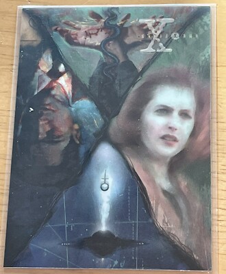 Akte X Finest Chromium Dana Scully und Fox Mulder Karten TXFM2 near mint