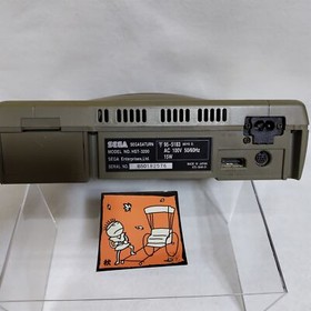 Sega Saturn main body HST-0001 gray + software 6 pieces set JAPAN JP Import
