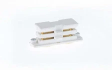 Nordic Aluminum Global Trac TEK21-3 Straight Connector Linear Coupler White