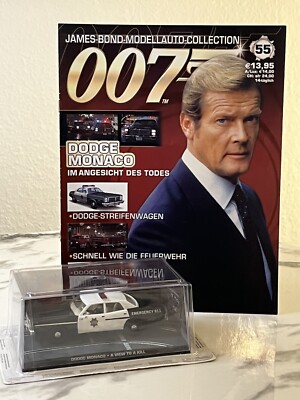 James Bond Modellauto-Collection Nr. 55 Dodge Monaco Polizei mit Heft OVP / NEU