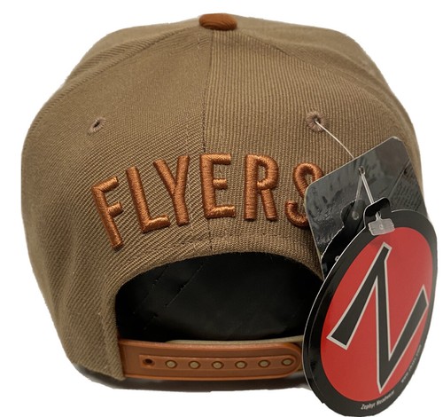 Zephyr NHL Philadelphia Flyers "Earth-tone" 5 Panel Flat Bill SnapBack Hat NWT - Picture 3 of 5
