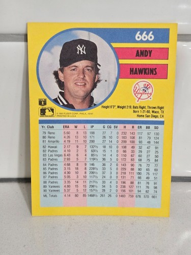 1991 Fleer Baseball #541-720 & Pro Visions Inserts #1-12 You Pick! - 第 231/351 張圖片