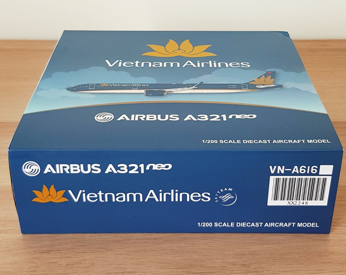 JC Wings 1/200 XX2255 Vietnam Airlines Airbus A321neo VN-A618 | eBay