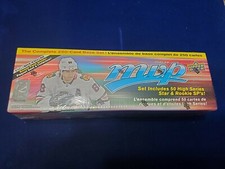 2021/22 UD MVP Hockey Complete Factory Set Exclusive Blue Parallel 5 Bonus