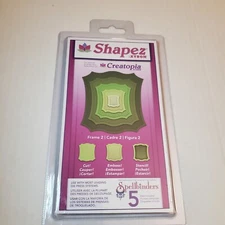 Spellbinders Shapez Xyron Creatopia Frame 2 Dies - Set of 5 - Card Making NEW