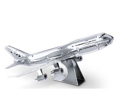 Metal Earth 1004 Commercial Jet Boeing 747 14 Teile 3D-Metall-Bausatz