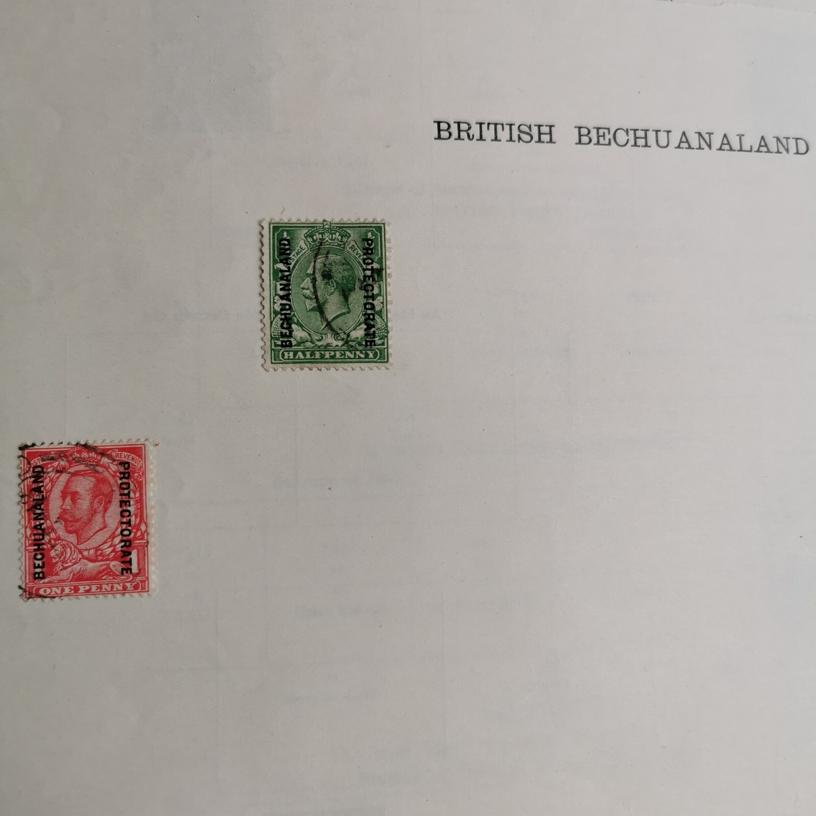 British Bechuanaland stamps collection from 1886 eBay