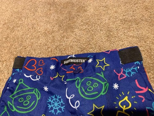 Boys' Blue Ugly Holiday Snowman 3-Pc Suit, Size Small 4/6, New With Tags - Picture 10 of 12