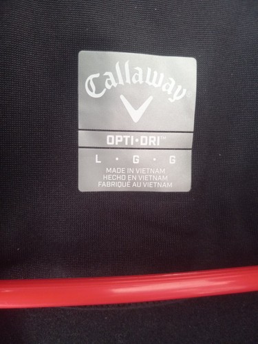 Callaway Opti Dri Golf Men’s Full Zip Quilted Puffer Golf Vest Black Size Large - Picture 3 of 6