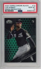 2020 Topps Chrome Black Luis Robert Green Refractor RC PSA 10 93/99
