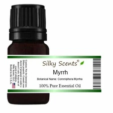 Silky Scents Myrrh Essential Oil (Commiphora Myrrha) 100% Pure