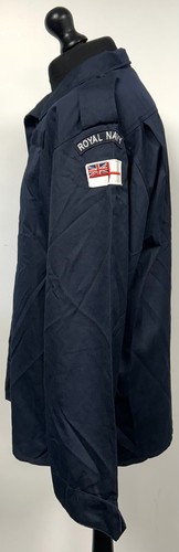 British Military Issue Royal Navy Blue PCS FR Operational Shirt, 170/90 - Picture 6 of 6