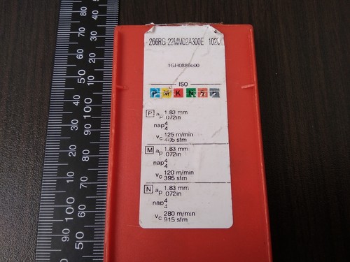 SANDVIK 266RG-22MM02A300E 1020 7 PCS Original carbide inserts - Picture 2 of 4