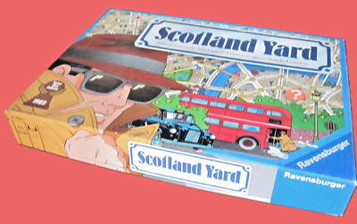 Spiel ''Scotland Yard'' Die spannende Jagd nach Mister X - 3 Spieler - ab 10 Jahre