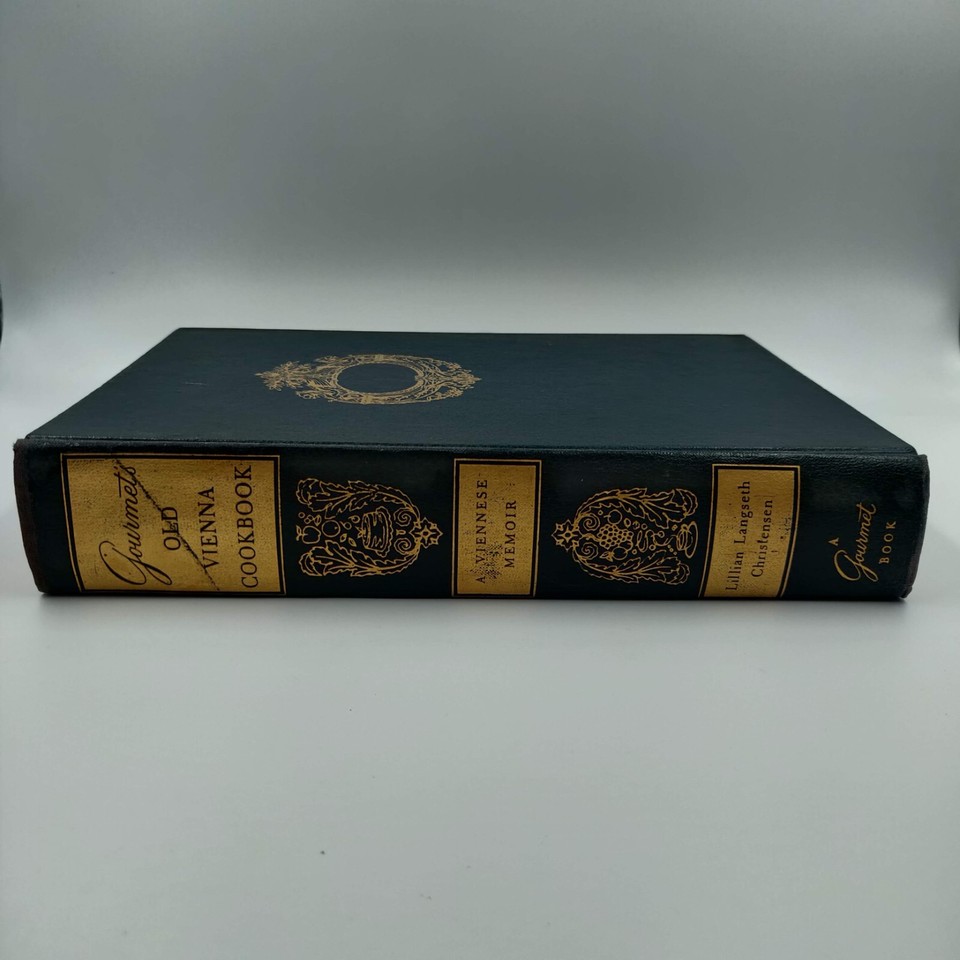 Gourmet’s 1959 Old Vienna Cookbook Vintage Illustrated Rare Cooking