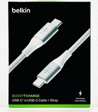 Belkin 6ft Fast Charge USB-C to USB-C Cable For Samsung Apple iPhone 15 16