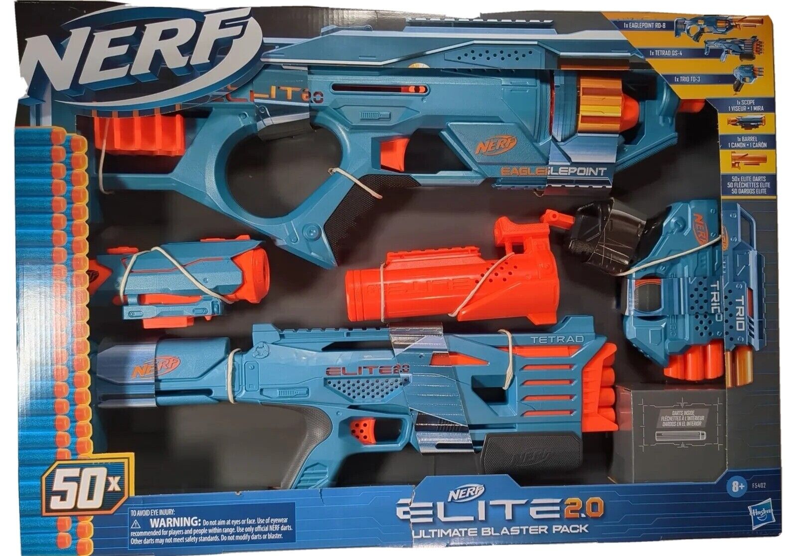 NERF Elite 2.0 Tactical Blaster - 3pk