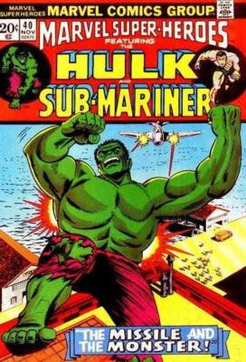 Marvel Super-Heroes (1967) #  40 (3.0-GVG) Hulk, Sub-Mariner 1973