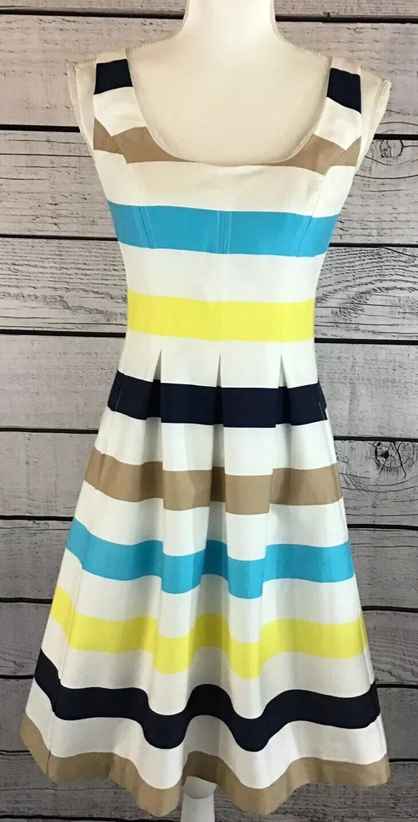 Nine west striped dress discount