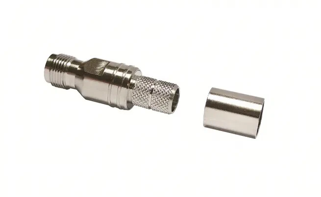 TNC Female Jack Straight LMR-400 Connector EZ-400-TF-X Times Microwave - Image 4 of 4