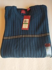 Men's Arrow USA 1851 Blue Sweater Large Crew Neck 50