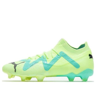 Puma Future Ultimate Low FG/AG Fast Yellow/Electric Peppermint Size 9