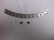 Vintage Craftsman Table Saw Tilt Gauge Plate, off of 103.22161