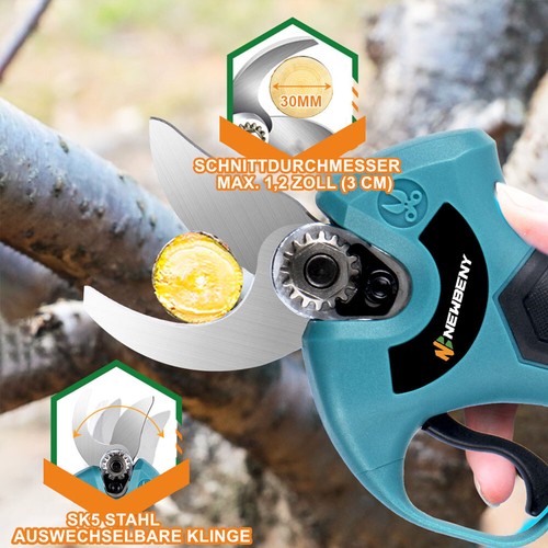 30mm Akku Astschere Stschneider Rebschere Gartenschere Astschneider Für Makita - Bild 5 von 18
