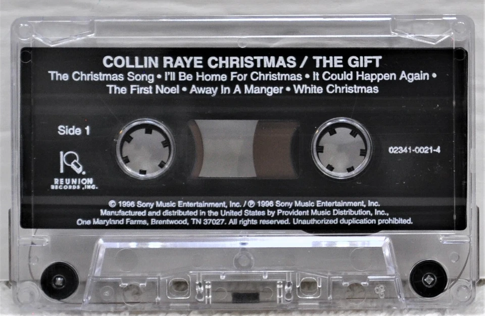 COLLIN RAYE "Christmas - The Gift" Cassette Reunion Records 02341-0021-4 - Image 4 of 4