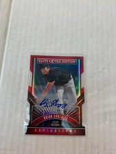 Brian Gonzalez 2015 Elite Extra Edition Auto Die-Cut Card #132 Serial #061/100