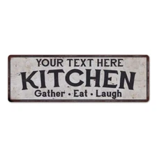 Personalized Kitchen Sign Custom Rustic Chic Decor Gift 106180051001