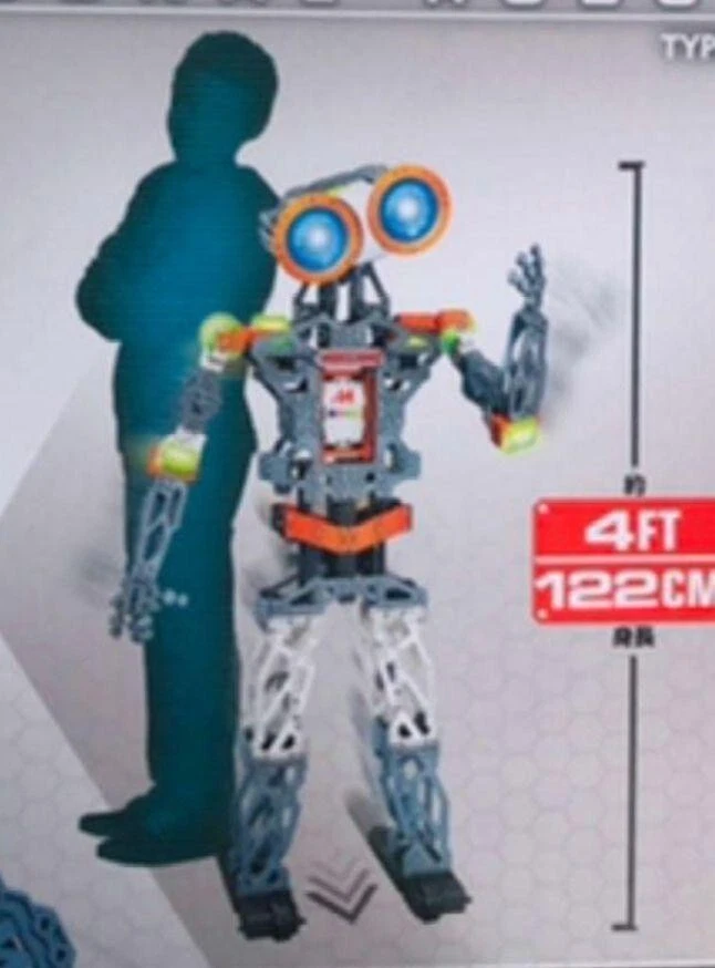 Omnibot Meccanoid (Mecanoid) G15KS TIPO 122 Frete grátis com rastreamento novo Japão - Imagem 4 de 4