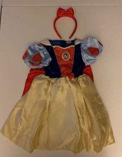 Disney Snow White Dress with removable cape and headband ages 3-4 Costume