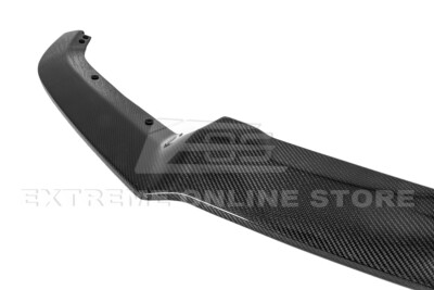 Extreme Online Store V-Style Carbon Fiber Front Bumper Lip Splitter For 2014-2019 Cadillac CTS & V-Sport