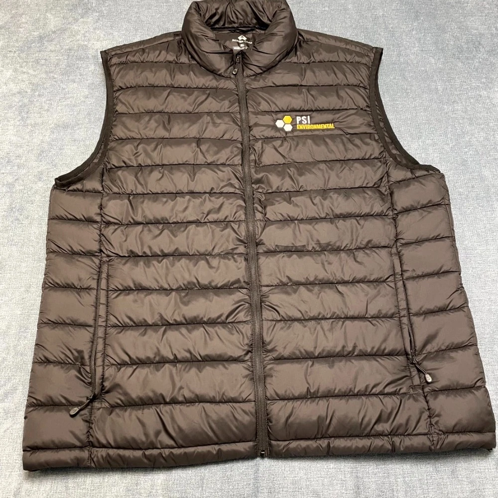 Pioneer Camp PSI Environmental Puffer Vest Men XL Brown Mock Neck Lined Full Zip
Opens in a new wind