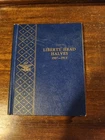 Barber Half Dollar Complete Set in Whitman Album #2, Dates 1907 - 1915, 27 coins