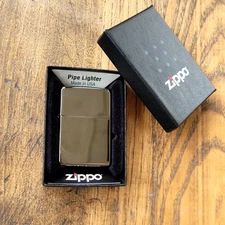 2016 ZIPPO LIGHTER - BLACK ICE w PIPE INSERT - NEW SEALED NOS - BRADFORD PA USA 