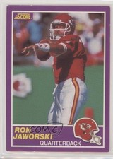 1989 Score Supplemental Ron Jaworski #368S 0l4h
