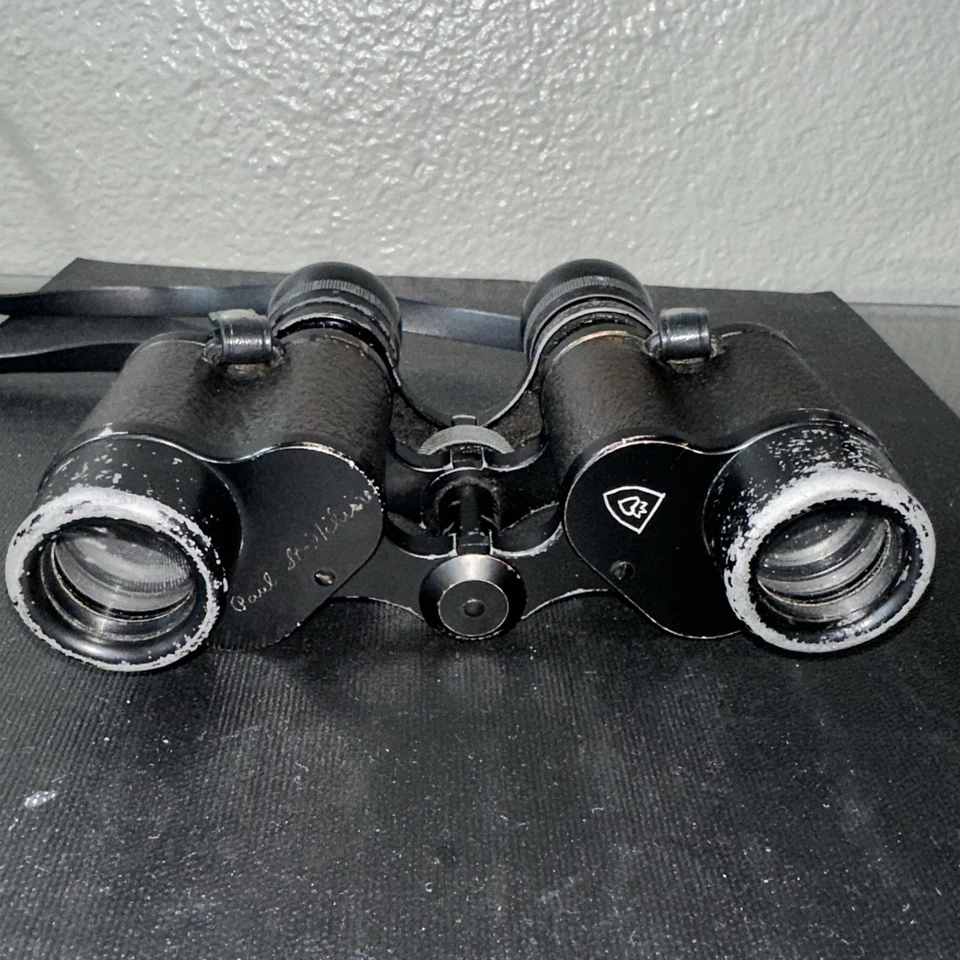 Vintage CARL ZEISS JENA SPORTUR BINOCULARS  6x24 made in Germany art deco   - Image 4 of 4